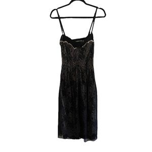 Vintage Dolce and Gabbana Sheer Lace Corset Dress